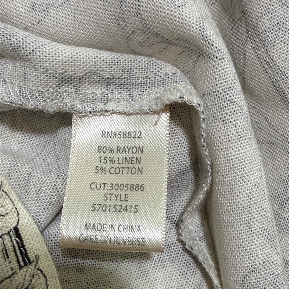 Max Studio Cream and Black A-Line Skirt - Picture 6 of 7